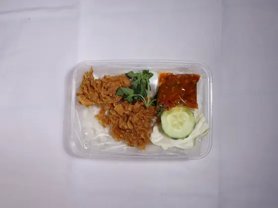 Nasi Ayam Fillet Geprek