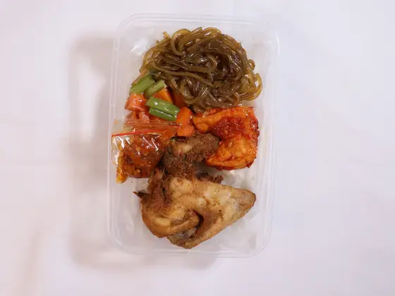 Nasi Campur Ayam Goreng