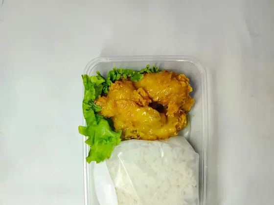 Nasi Chicken Honey Mustard