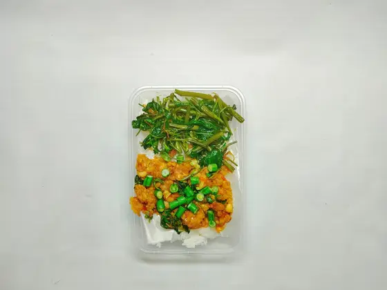 Nasi Sambel Tempe Kemangi