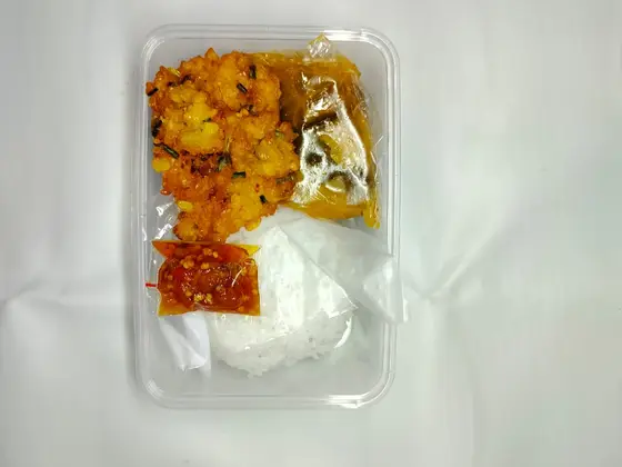 Nasi Sayur Asem Dadar Jagung