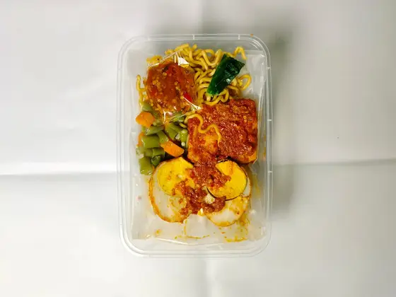 Nasi telur Balado + Buncis